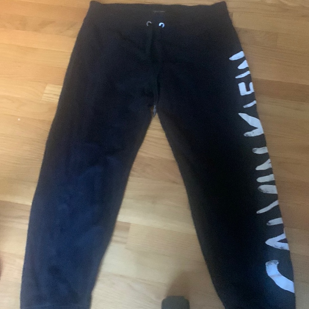 Black Calvin Klein sweatpants